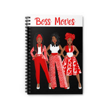 Load image into Gallery viewer, Boss Moves - Spiral Notebook (Red) - JazzyStones - One Vision Apparel