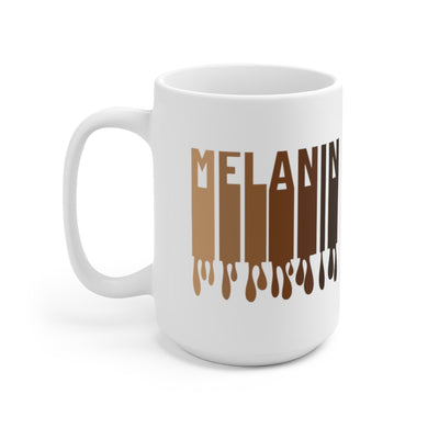 Melanin - Ceramic Mug 15oz - JazzyStones - One Vision Apparel