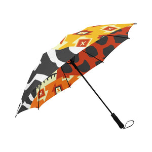 Zebra Safari - Semi-Automatic Foldable Umbrella - JazzyStones - One Vision Apparel