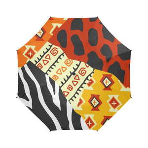 Zebra Safari - Semi-Automatic Foldable Umbrella - JazzyStones - One Vision Apparel