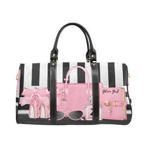 Pink Glam Girl - Waterproof Travel Bag/Large - JazzyStones - One Vision Apparel