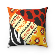 Load image into Gallery viewer, African Patch - Square Pillow - JazzyStones - One Vision Apparel