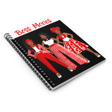 Load image into Gallery viewer, Boss Moves - Spiral Notebook (Red) - JazzyStones - One Vision Apparel