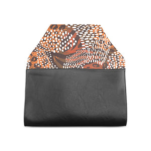 Brown Safari  - Clutch Flap Bag