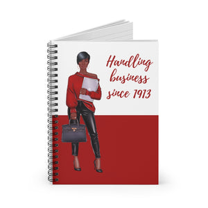 Handling Business - Spiral Notebook