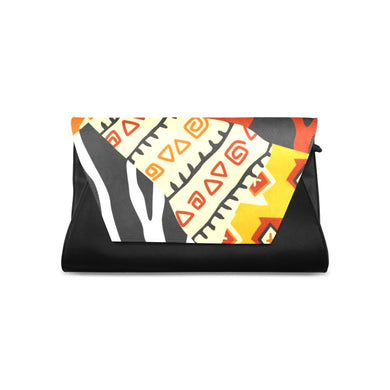 Zebra Safari - Clutch Flap Bag