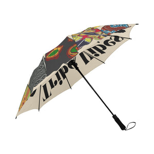 Tribe Vibes - Semi-Automatic Foldable Umbrella - JazzyStones - One Vision Apparel