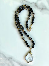 Load image into Gallery viewer, Black &amp; Tibetan Necklace - JazzyStones - One Vision Apparel