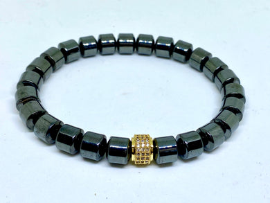 Hematite Gold Accent - One Vision Apparel - JazzyStones 