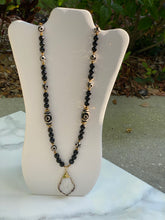 Load image into Gallery viewer, Black &amp; Tibetan Necklace - JazzyStones - One Vision Apparel