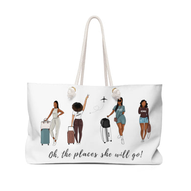 She Travels - Weekender Bag - JazzyStones - One Vision Apparel