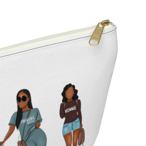 She Travels - Accessory Pouch - JazzyStones - One Vision Apparel