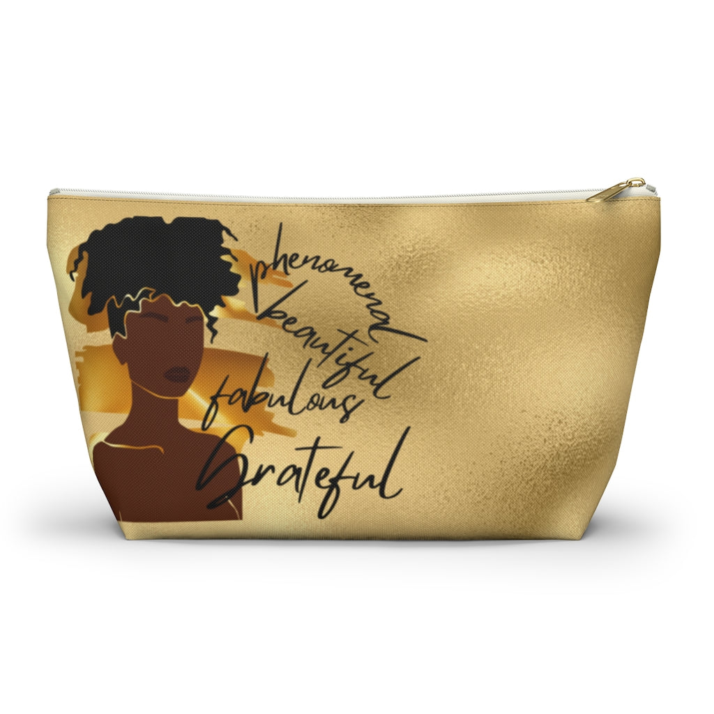 Gold Phenom - Accessory Pouch (Large) - JazzyStones - One Vision Apparel