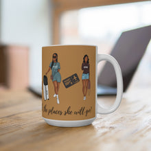 Load image into Gallery viewer, She Travels - Mug 15oz - JazzyStones - One Vision Apparel