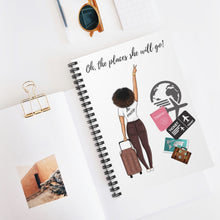 Load image into Gallery viewer, She Travels - Spiral Notebook - Ruled Line - JazzyStones - One Vision Apparel