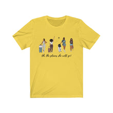 Load image into Gallery viewer, She Travels - Jersey Short Sleeve Tee (3 colors)