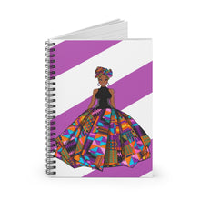 Load image into Gallery viewer, Nubian - Spiral Notebook - Ruled Line