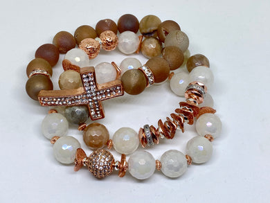 Rose Gold Cloud - One Vision Apparel - JazzyStones 