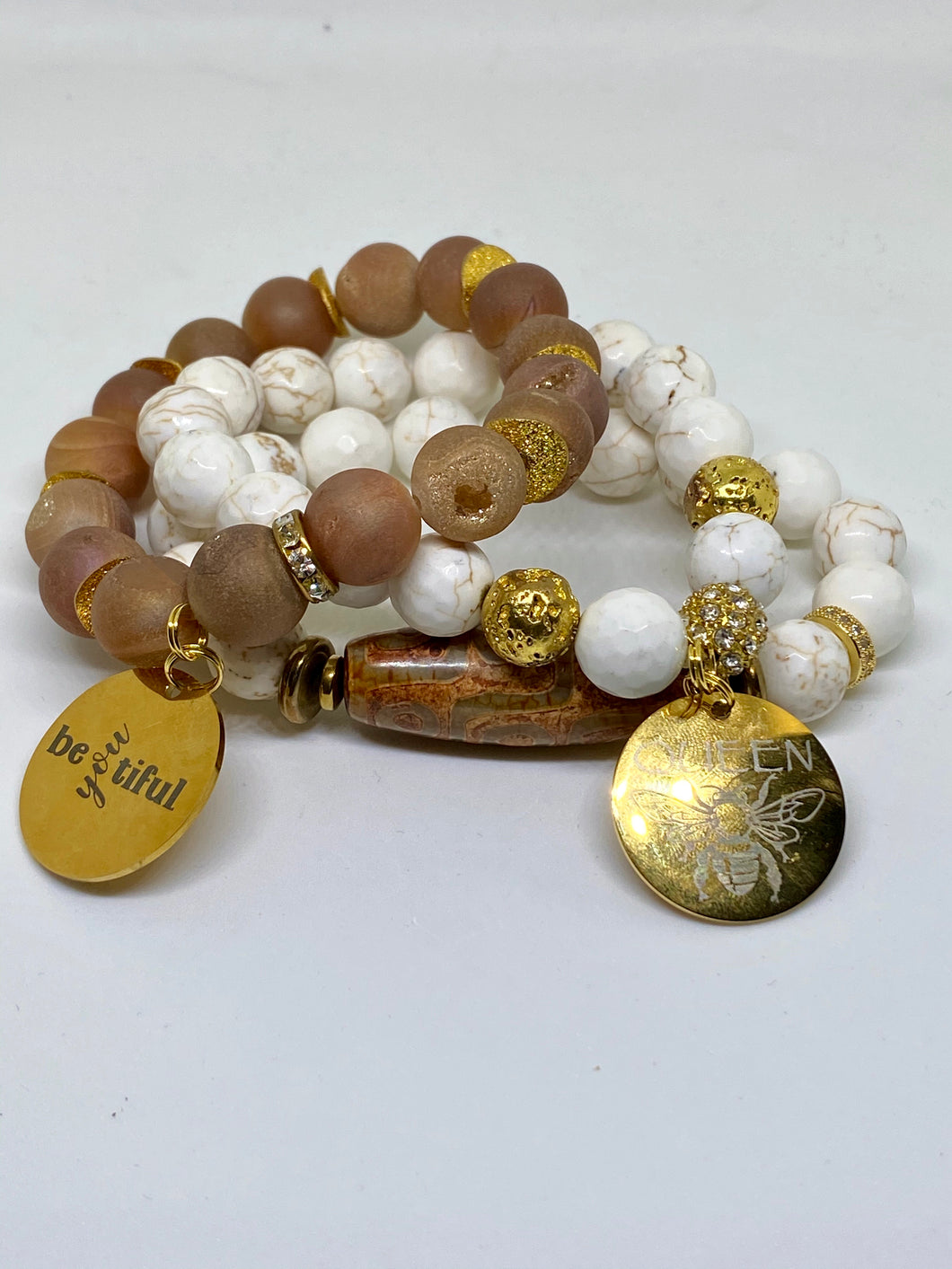 Tibetan & Druzy - One Vision Apparel - JazzyStones 
