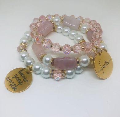 Pink & Pearls - One Vision Apparel - JazzyStones 