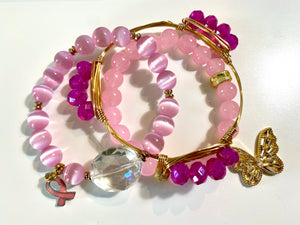 October - Pink & Gold