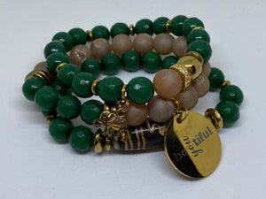 Green Tibetan - One Vision Apparel - JazzyStones 