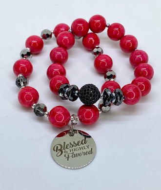 Reddish Coral Puff - One Vision Apparel - JazzyStones 