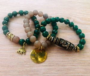 Green Tibetan - One Vision Apparel - JazzyStones 