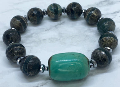 Turquoise Tibetan - One Vision Apparel - JazzyStones 