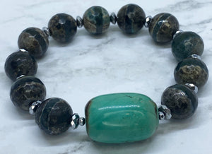 Turquoise Tibetan - One Vision Apparel - JazzyStones 