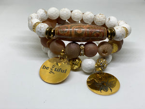 Tibetan & Druzy - One Vision Apparel - JazzyStones 